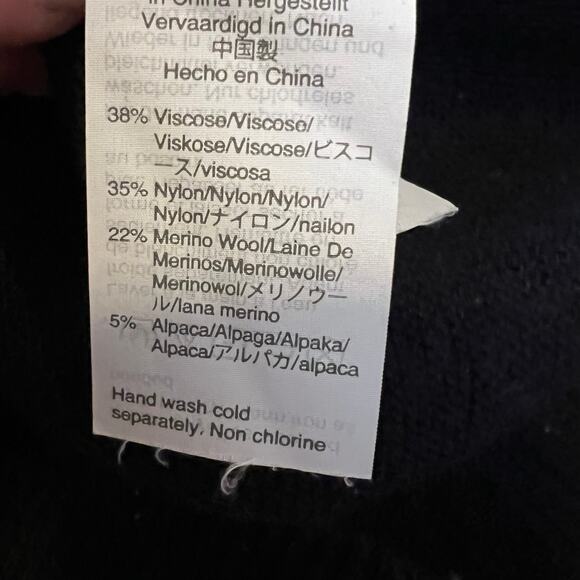 Madewell Sweater Womens Small Kimball Color Block Wool Alpaca Blend K5759 - Picture 4 of 8